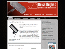 Tablet Screenshot of bricehughes.com